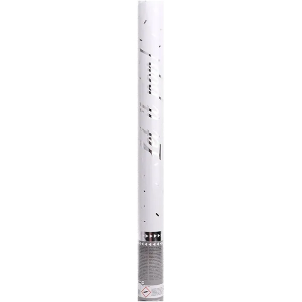 Confetti Cannon Silver 60 cm