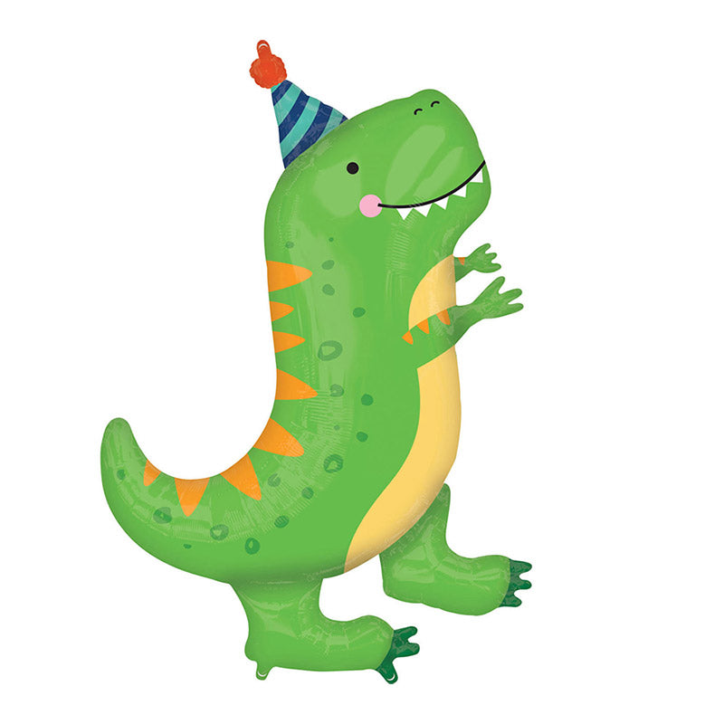 SuperShape Dino-Mite Party folija balon – 66 × 86 cm