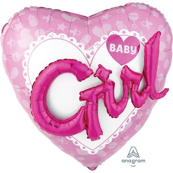 Multiballon Baby Girl folija balon
