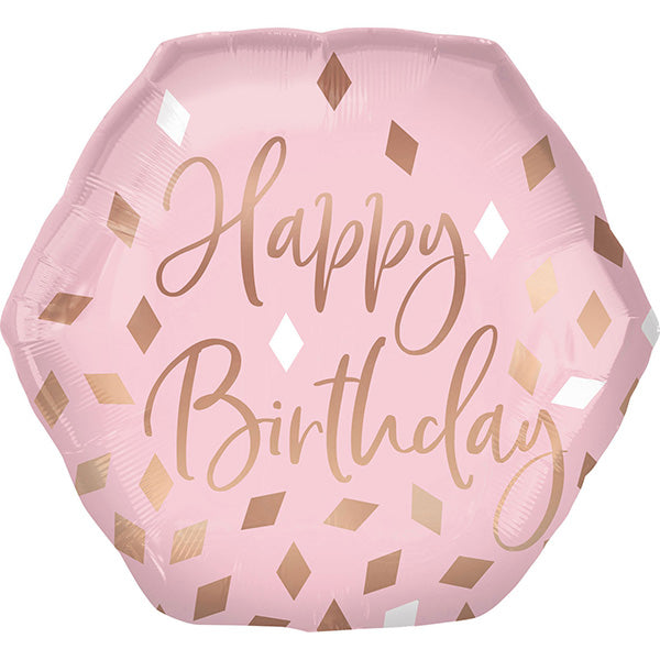 Blush Birthday Folija Balon